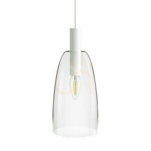 Bellini L E14 Vit transparent glaspendellampa 230 V 15 W. small 2