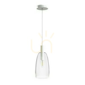 Bellini L E14 Vit transparent glaspendellampa 230 V 15 W. small 0