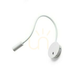 Vägglampa Vale vägglampa Vit 230 V Led 3 W 30° 3000 K small 1