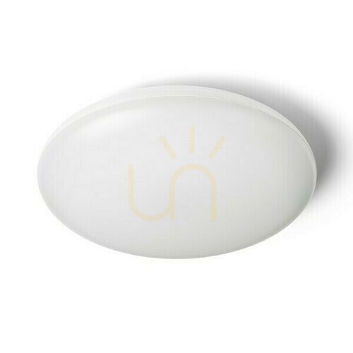 Kontrollera Rendl SASSARI R13642 LED-plafond, vit, 28 cm, 24 W, 3000 K, IP65