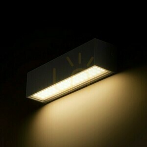Utomhus vägglampa Camargue Antracit Satin Glas 230 V Led 6 W Ip65 3000 K small 3