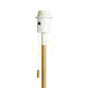 KEITH bordslampsfot med USB Rendl vit/bok E27 15 W small 1