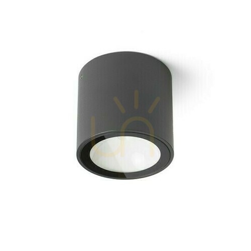 Kontrollera Utomhus Plafonds Senza R Tak Antracit Klarglas 230 V Led 6 W Ip65 3000 K