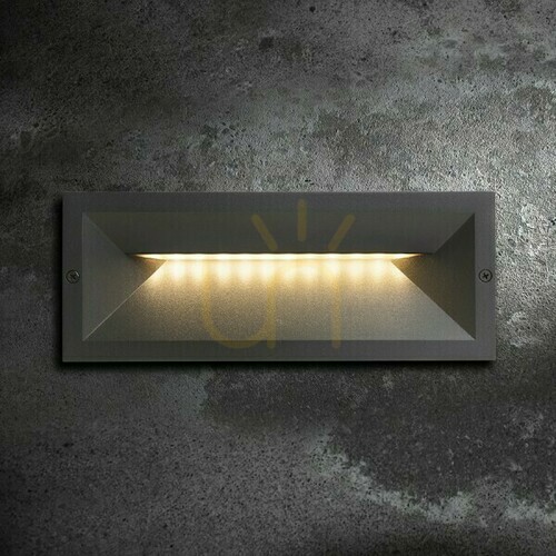 Kontrollera Ragg Infälld utomhusarmatur Svart 230 V Led 12 W Ip65 3000 K