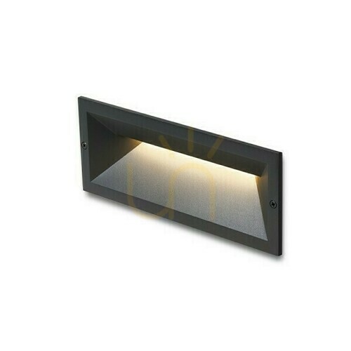 Kontrollera Ragg Infälld utomhusarmatur Svart 230 V Led 12 W Ip65 3000 K