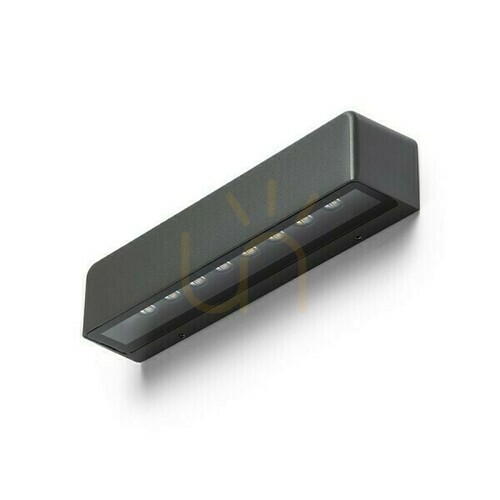 Kontrollera Vägglampa Sampo vägglampa Antracit 230 V Led 9 W Ip65 3000 K