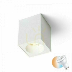 Kim Taklampa för badrum Vit 230 V Gu10 35 W Ip65 small 0