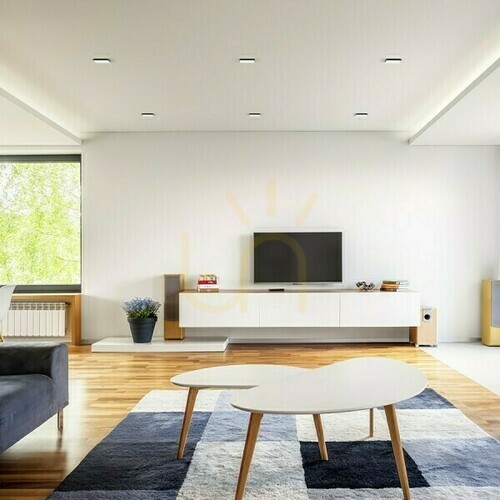 Kontrollera Bjork Sq 9 Infälld armatur Svart 230 V Led 6 W 3000 K