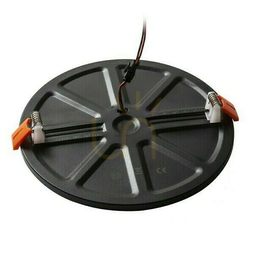 Kontrollera Infälld armatur Bjork R 20 Black 230 V Led 18 W 3000 K