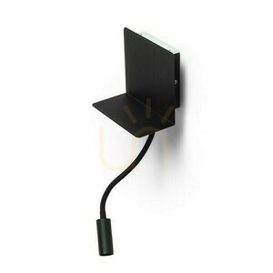 Vägglampa Rostam vägglampa med Usb Svart 230 V Led 2x3 W 3000 K small 0