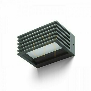 Vägglampa Claire 14 vägglampa Antracit Mjölk Akryl 230 V Led 6 W Ip54 3000 K small 2