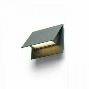 Utomhus vägglampa Geri Antracit 230 V Led 5 W Ip54 3000 K small 0
