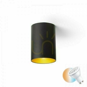 Connor Tak Downlight Svart/Guld 230 V Led Gu10 10 W. small 0
