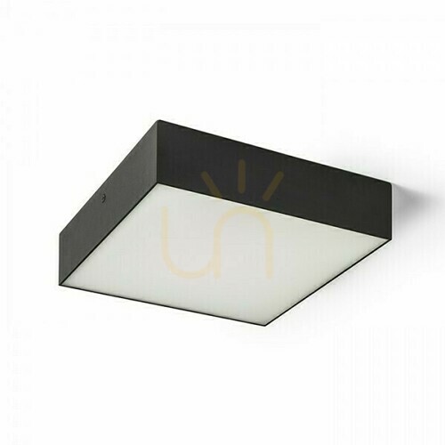 Kontrollera Larisa Sq 22 Takplafond Svart 230 V Led 20 W 3000 K