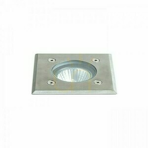 Orbu Sq 10 Rostfritt stål Infälld utomhusarmatur 230 V Led Gu10 15 W Ip67 small 1