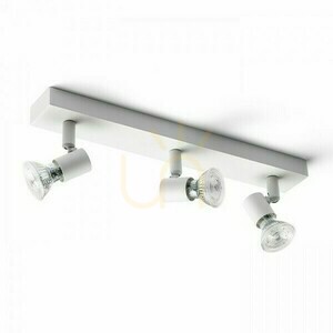 Vägglampa Trica Iii vägglampa Vit 230 V Gu10 3x25 W. small 2