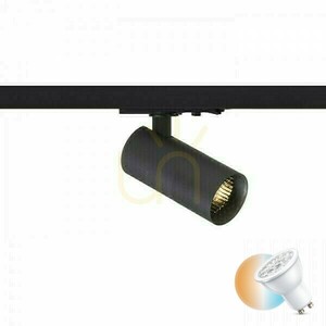 Forza Strålkastare För 1 Fas Svart 230 V Led Gu10 10 Watt Buss. small 0