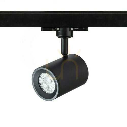 Kontrollera Cadenza Spotlight för 3-fas skena svart 230 V Led Gu10 10 Watt.