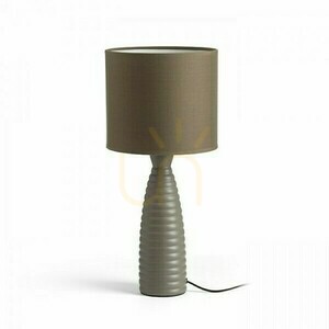 Laura Beige Grå Bordslampa 230 V E27 28 W. small 0