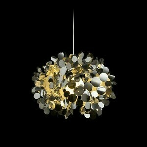 Rendl CONFETTI pendellampa i kromfolie, E27, 15 W small 1