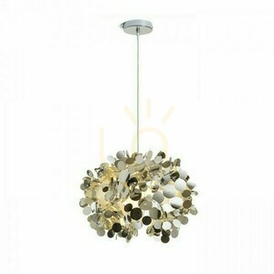 Rendl CONFETTI pendellampa i kromfolie, E27, 15 W small 3