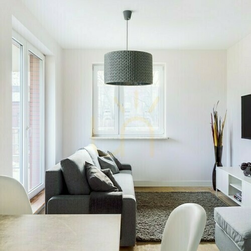 Kontrollera Aino 40 grå krom taklampa 230 V E27 28 W.