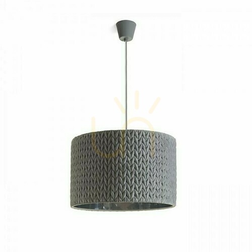 Kontrollera Aino 40 grå krom taklampa 230 V E27 28 W.
