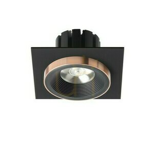 Sharm Sq I Svart/Black Koppar infälld armatur 230 V Led 10 W 24° 3000 K small 1