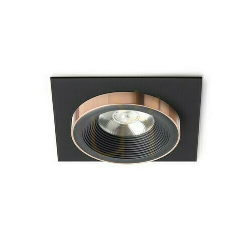 Kontrollera Rendl SHARM SQ I infälld armatur, svart / svart koppar, LED 10 W, 3000 K, 24°
