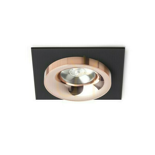 Kontrollera Sharm Sq I Svart Koppar/Koppar Infälld Armatur 230 V Led 10 W 24° 3000 K