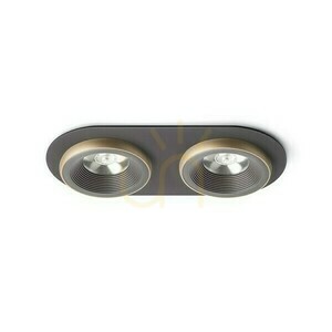 Sharm R Ii Infälld armatur Brons/Pärlguld 230 V Led 2x10 W 24° 3000 K small 0
