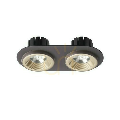 Kontrollera Sharm R Ii Pearl Gold/Bronze Infälld armatur 230 V Led 2x10 W 24° 3000 K