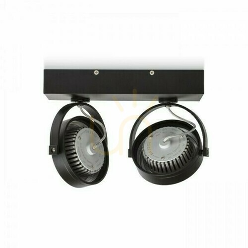 Kontrollera Vägglampa Kelly Led Ii Dimm vägglampa Svart 230 V 2x12 W 24° 3000 K