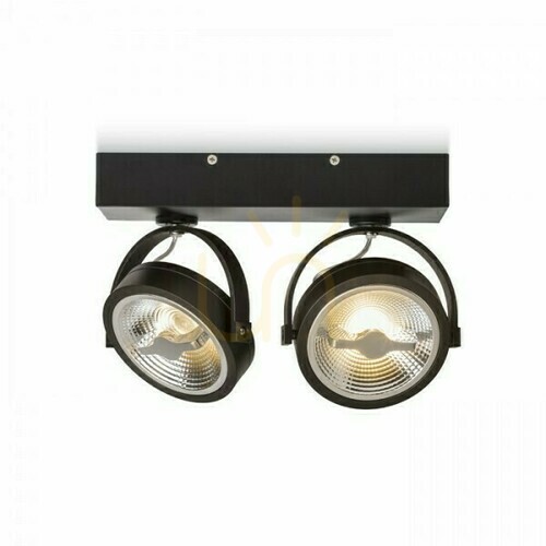 Kontrollera Vägglampa Kelly Led Ii Dimm vägglampa Svart 230 V 2x12 W 24° 3000 K