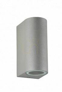 Utomhusvägglampa SU-MA Mini silver 2-ljus 6002 AL small 0