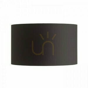 Lampskärm, Ron 55/30 Polycotton Svart/Vit PVC Max lampskärm. 23 W small 1