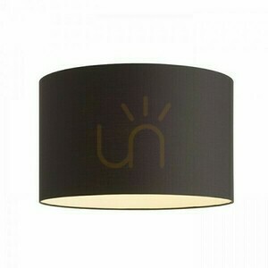 Lampskärm, Ron 55/30 Polycotton Svart/Vit PVC Max lampskärm. 23 W small 2