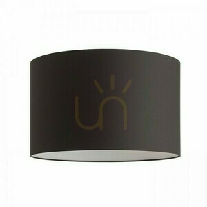 Lampskärm, Ron 55/30 Polycotton Svart/Vit PVC Max lampskärm. 23 W small 0