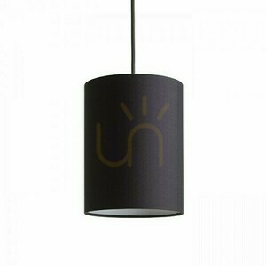 Lampskärm, Ron 15/20 Polycotton Svart/Vit PVC Max lampskärm. 28 W small 3