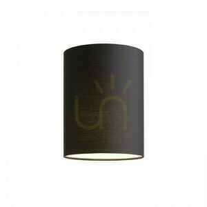 Lampskärm, Ron 15/20 Polycotton Svart/Vit PVC Max lampskärm. 28 W small 0