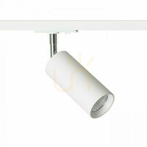 Kontrollera Rendl MAVRO spotlight för 1-fas skena vit LED 12 W 3000 K 38° R12993