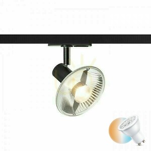 Trica Spotlight För 1 Fas Svart 230 V Gu10 50 Watt Bus. small 0