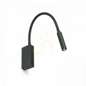 Eke vägglampa Svart 230 V Led 3 W 60° 3000 K small 3