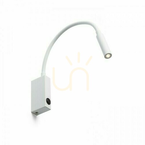 Kontrollera Eke vägglampa Vit 230 V Led 3 W 60° 3000 K
