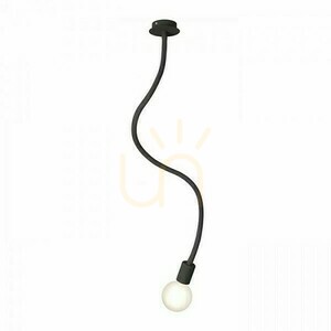 Rendl LOYD E27 I taklampa med flexibel arm, svart, max 15 W small 1