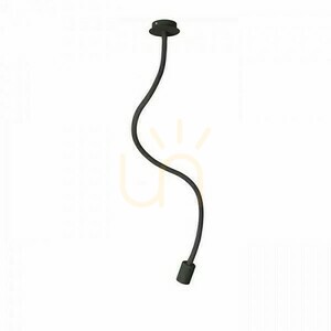 Rendl LOYD E27 I taklampa med flexibel arm, svart, max 15 W small 3