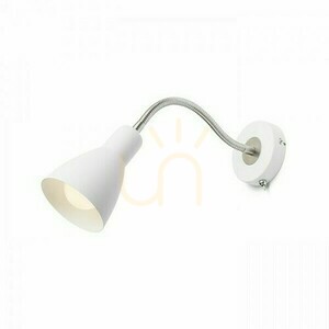 KAYA vägglampa vit / matt nickel, E27 15 W - Rendl small 0