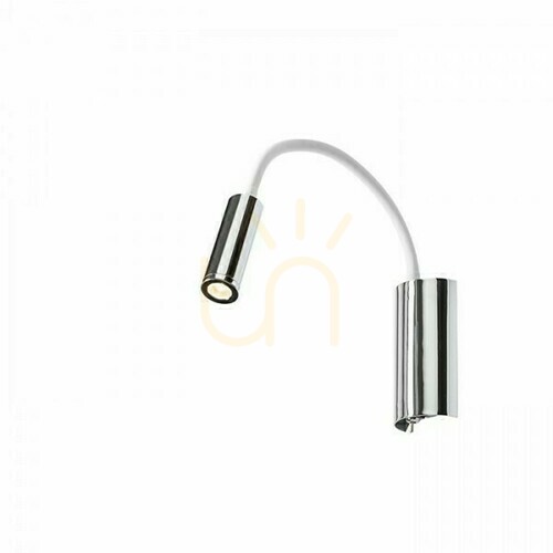 Kontrollera Wall Show Vägglampa Vit Krom 230 V Led 3 W 3000 K