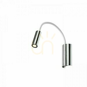 Wall Show Vägglampa Vit Krom 230 V Led 3 W 3000 K small 0
