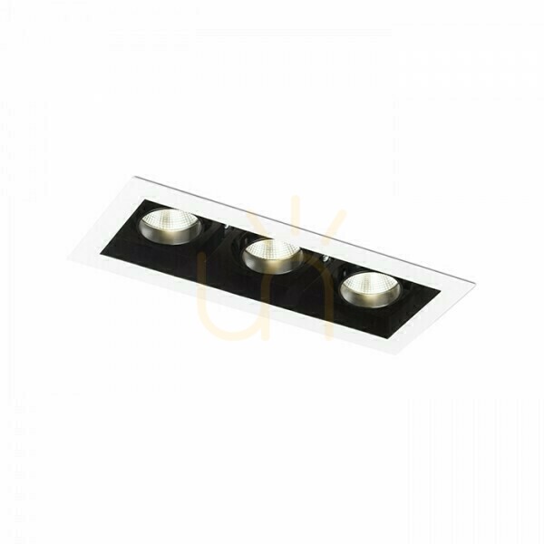Kontrollera Rendl BONDY III infälld armatur, vit, LED 3 × 7 W, 3000 K, R12858 Rendl BONDY III infälld armatur, vit, LED 3 × 7 W, 3000 K, R12858